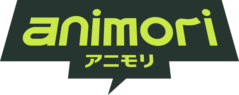Animori logo: the wordmark animori with アニモリ beneath it, set in a speech-bubble tag